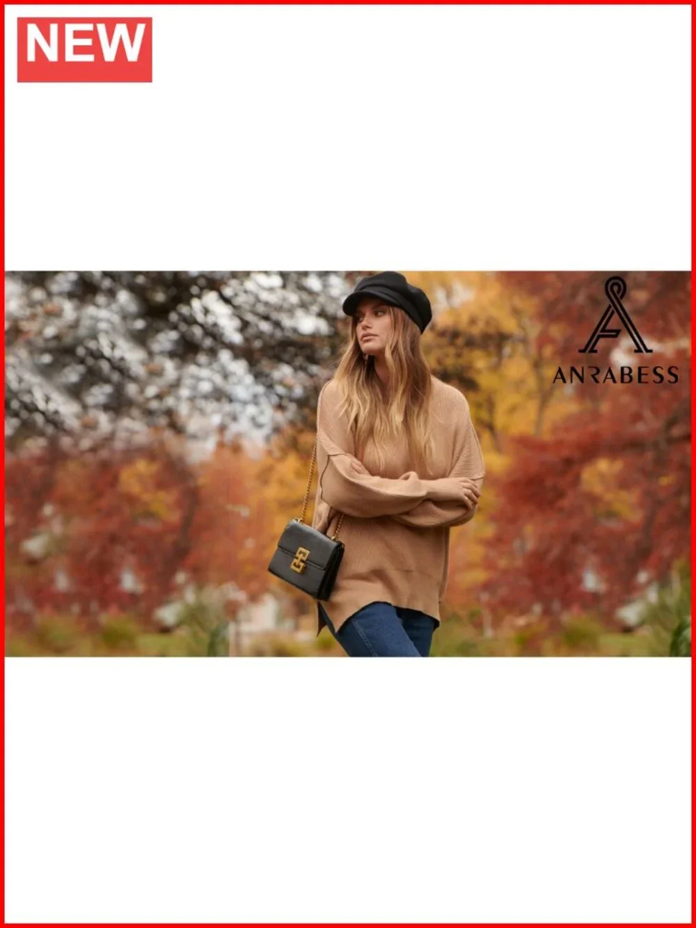 Oversized Chunky Ribbed Knit Pullover Sweater Batwing Sleeve Crewneck